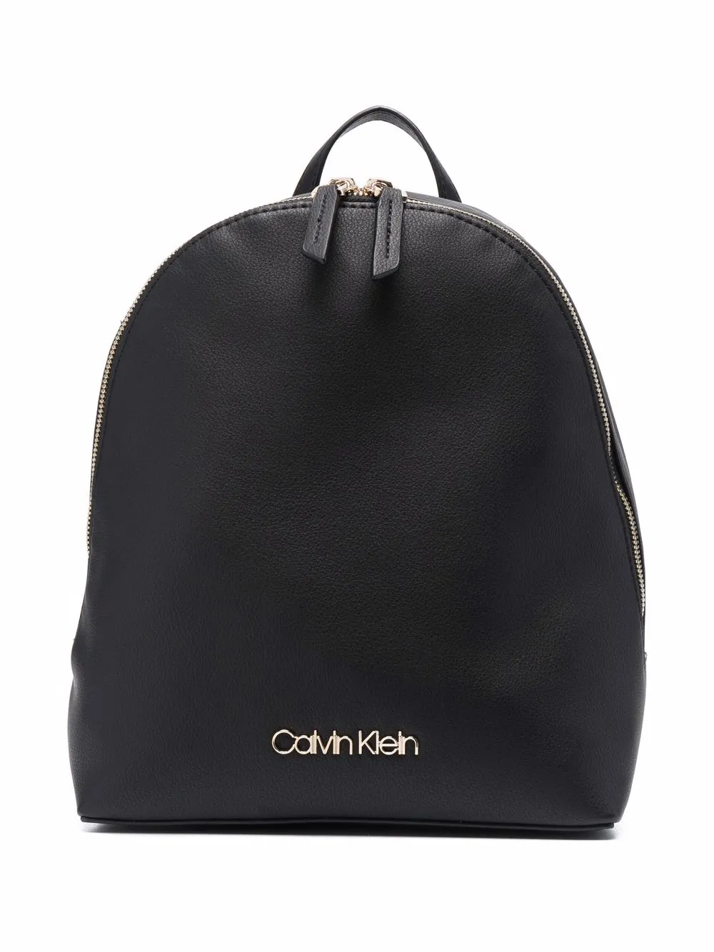 

Calvin Klein mochila con placa del logo - Negro