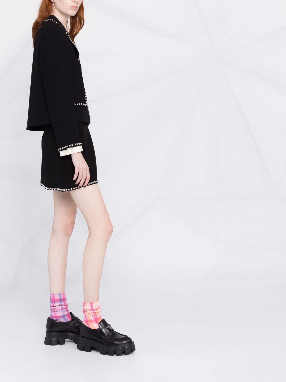 Affordable Miu Miu studded-trim skirt Women