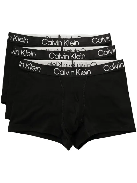 Calvin Klein logo-waistband boxers set of 3