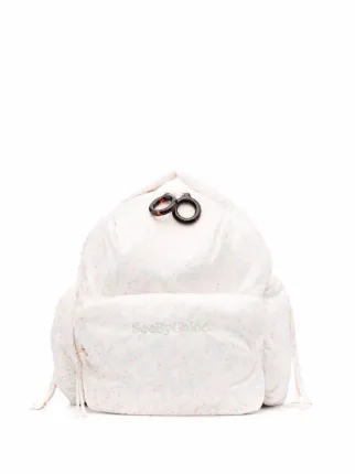 Chloe white clearance backpack