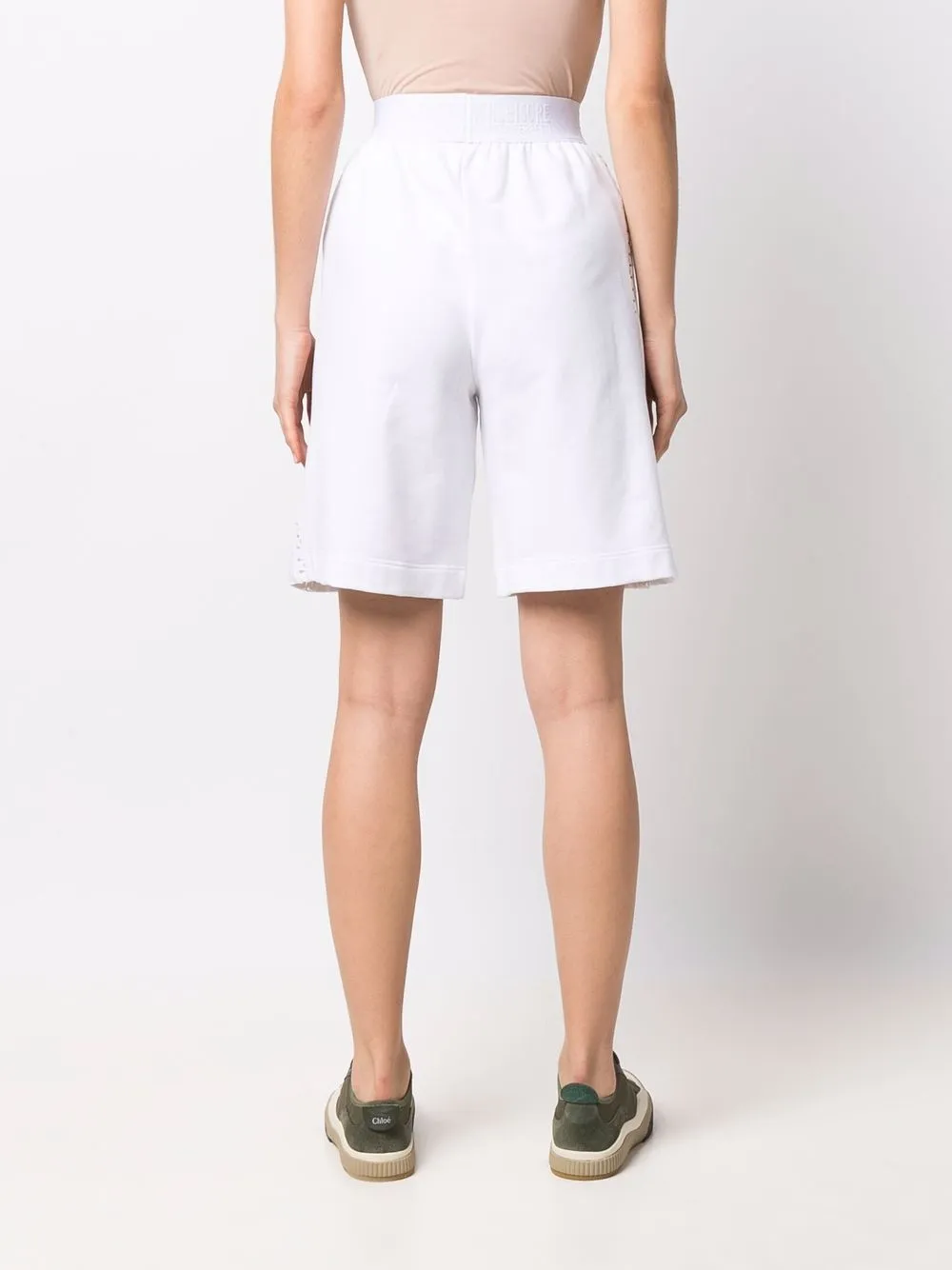 Alberta Ferretti Shorts met uitgesneden detail Wit