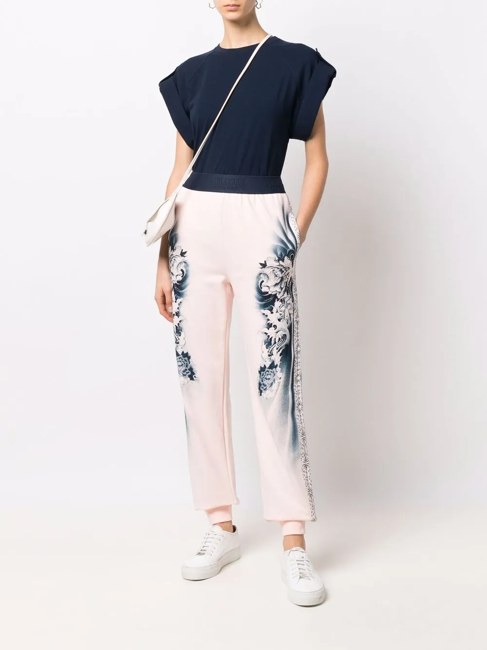 Image 2 of Alberta Ferretti graphic-print track pants