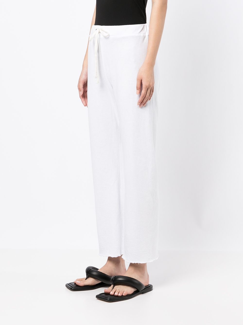 Shop James Perse French-terry Track Pants In White