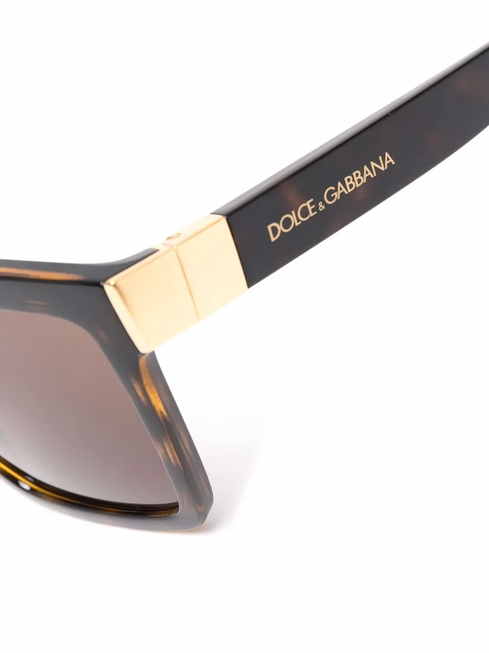 фото Dolce & gabbana eyewear солнцезащитные очки в массивной оправе