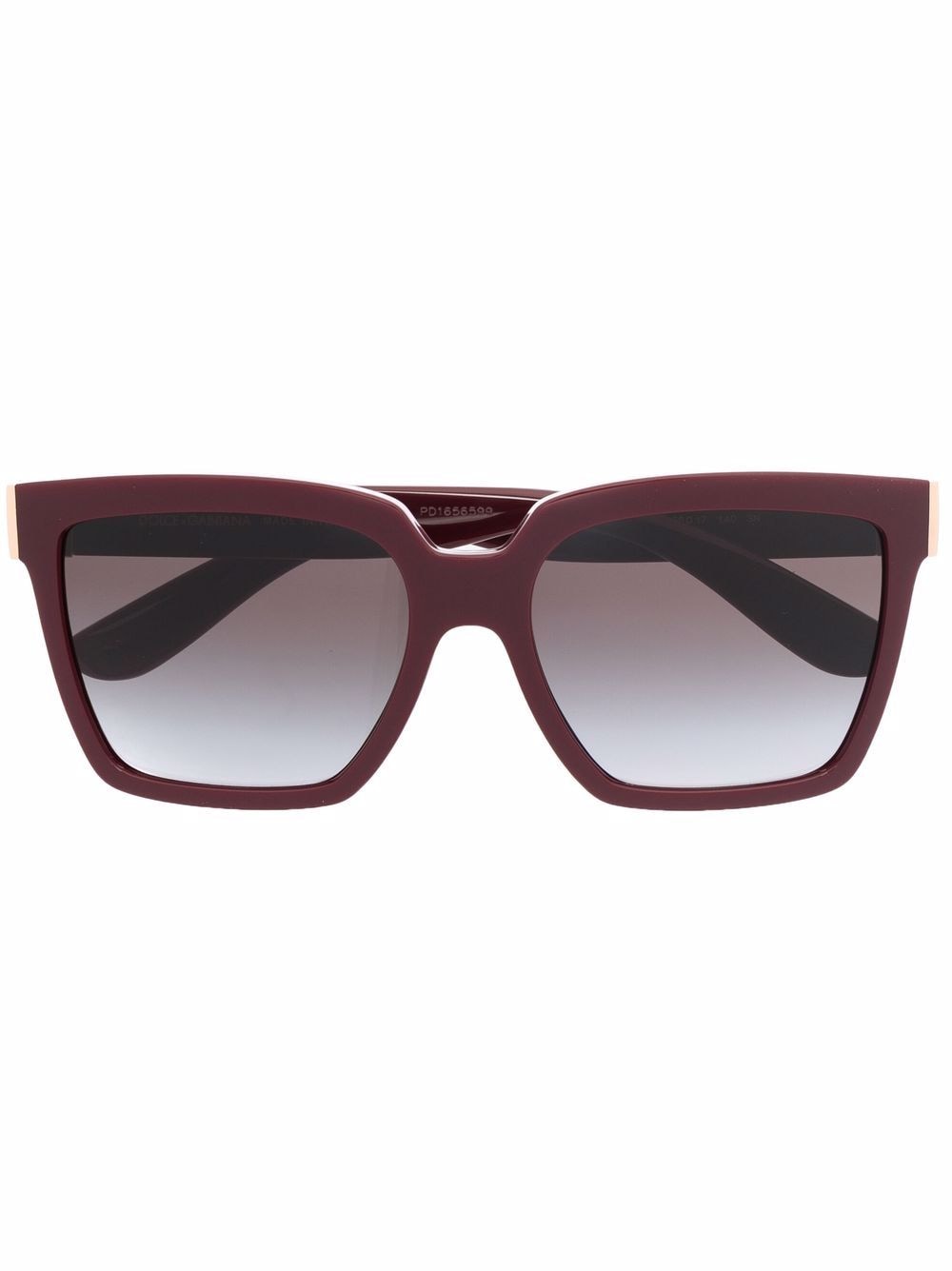 фото Dolce & gabbana eyewear солнцезащитные очки в массивной оправе