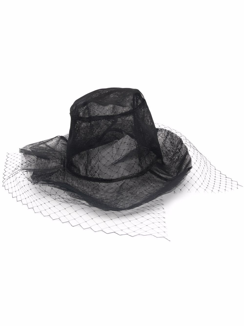 фото Philosophy di lorenzo serafini шляпа со вставкой из тюля