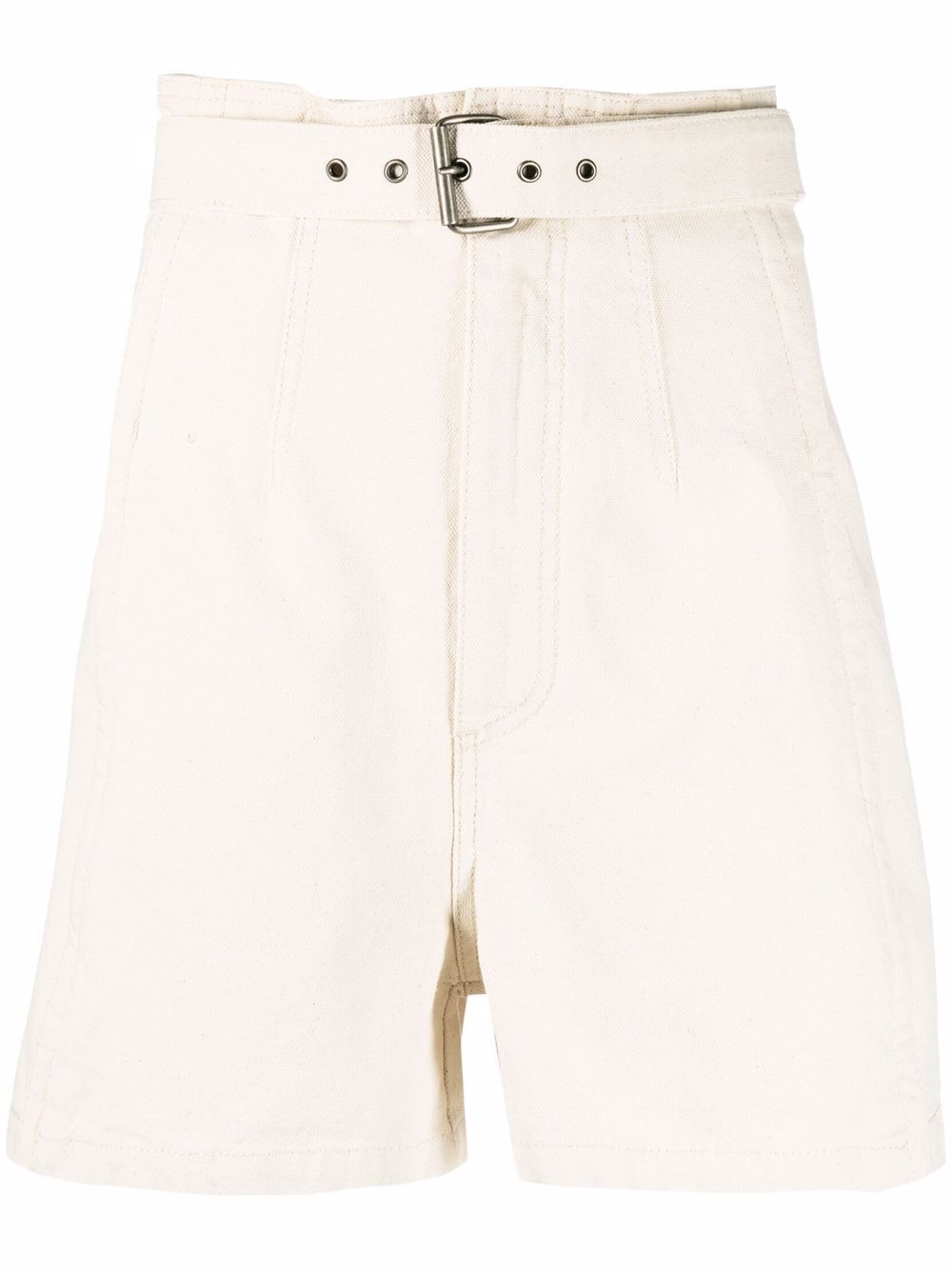 Philosophy Di Lorenzo Serafini belted denim shorts - Neutrals