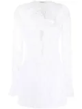 Philosophy Di Lorenzo Serafini ruffled lace minidress - White