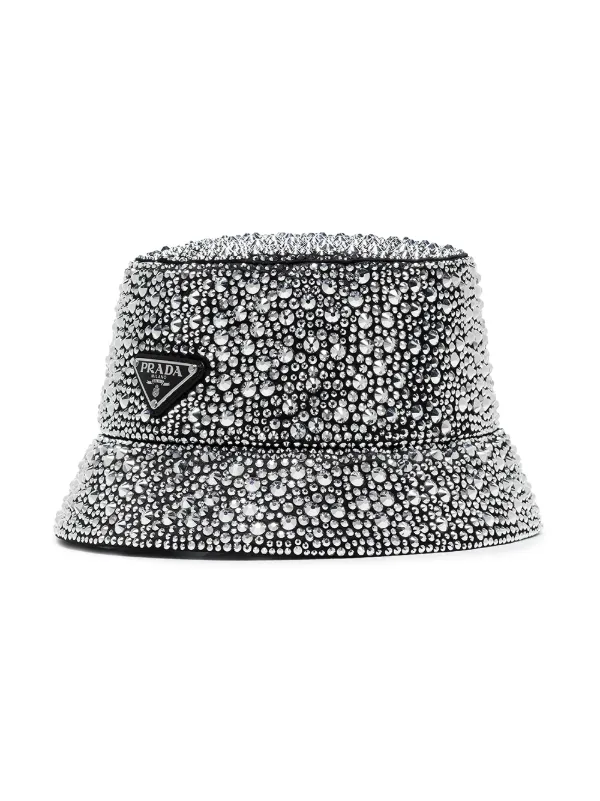 正規店買付【PRADA】クリスタル バケットハット PRADA - プラダ PRADA 21年 クリスタル バケットハット ライン