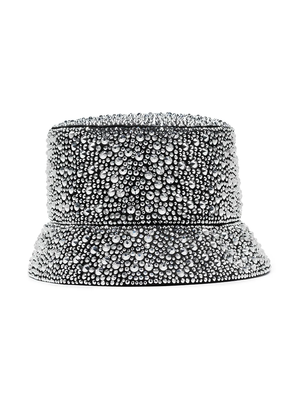 PRADA バケットハット Prada crystal-embellished Bucket Hat | Black | FARFETCH