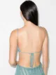 Emma Gudmundson Hook-Up knitted bralette-style top
