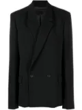 WARDROBE.NYC x Hailey Bieber double breasted blazer - Black