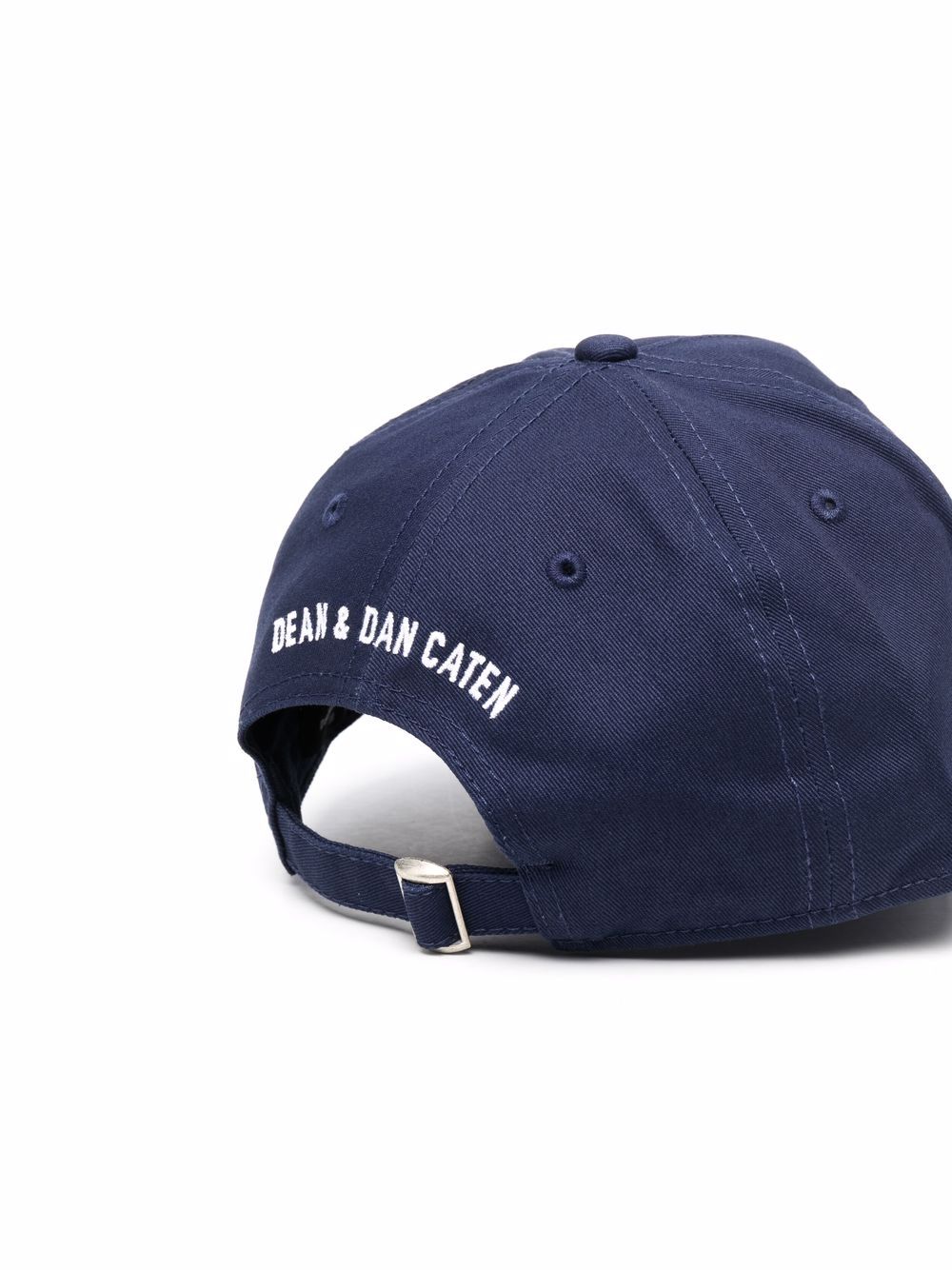 Shop Dsquared2 Embroidered Logo Cap In Blue