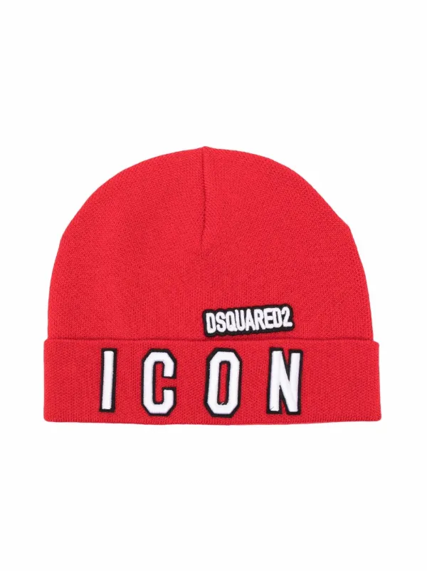 Dsquared2 Kids Embroidered Logo Beanie 