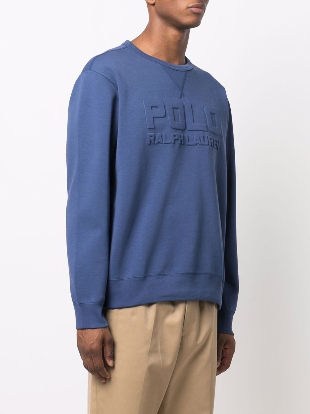 Polo Ralph Lauren Embossed logo-lettering Sweatshirt - Farfetch