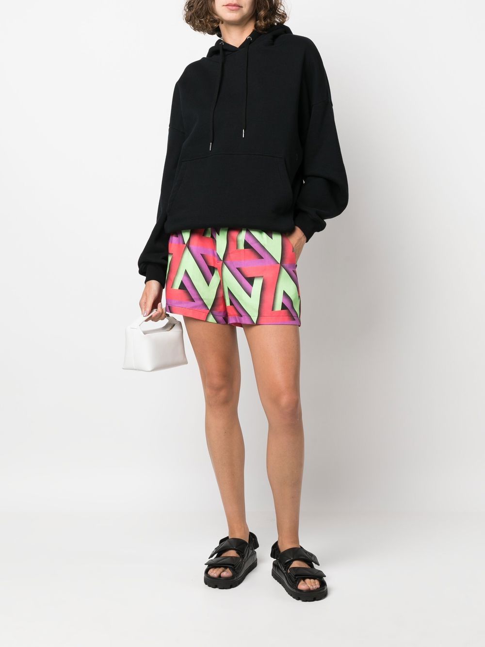 Image 2 of Rachel Comey abstract-print shorts