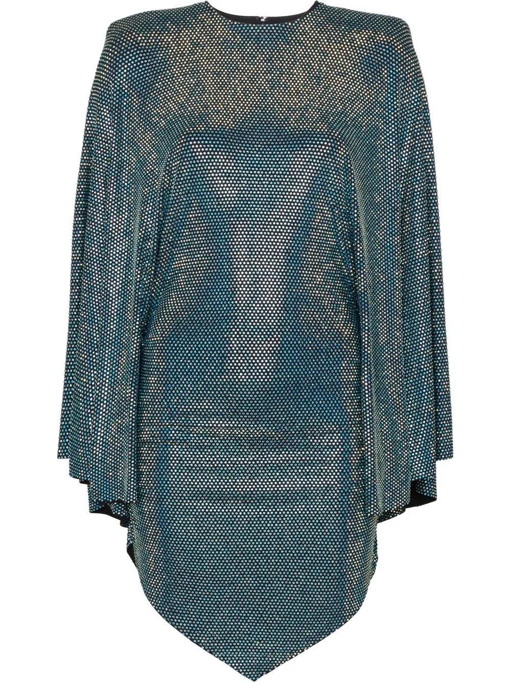 

Alexandre Vauthier crystal-embellished mini dress - Blue