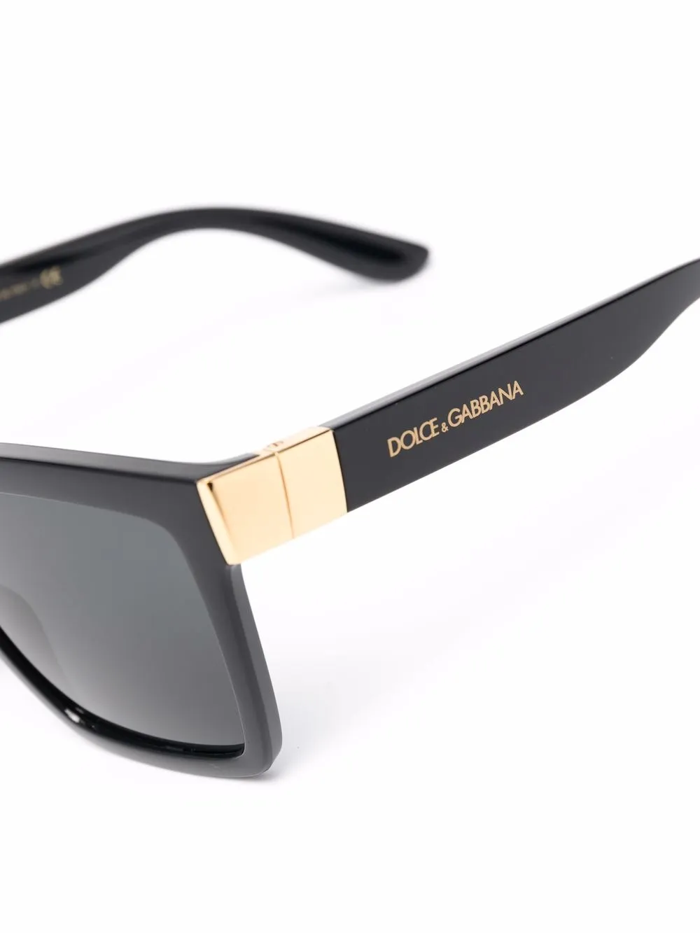 фото Dolce & gabbana eyewear солнцезащитные очки в массивной оправе