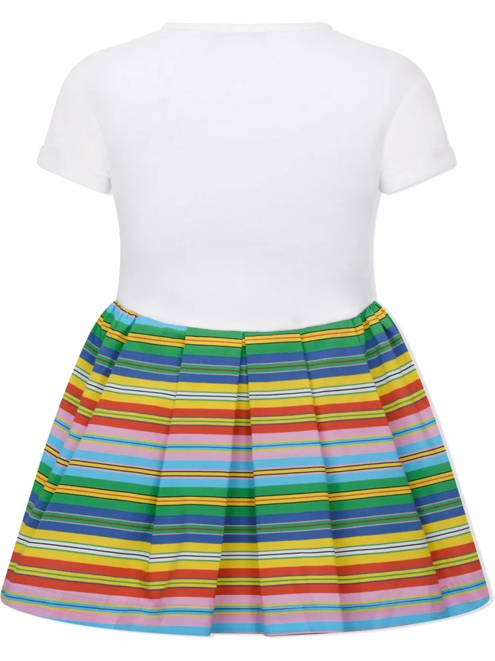 фото Msgm kids платье в полоску с логотипом