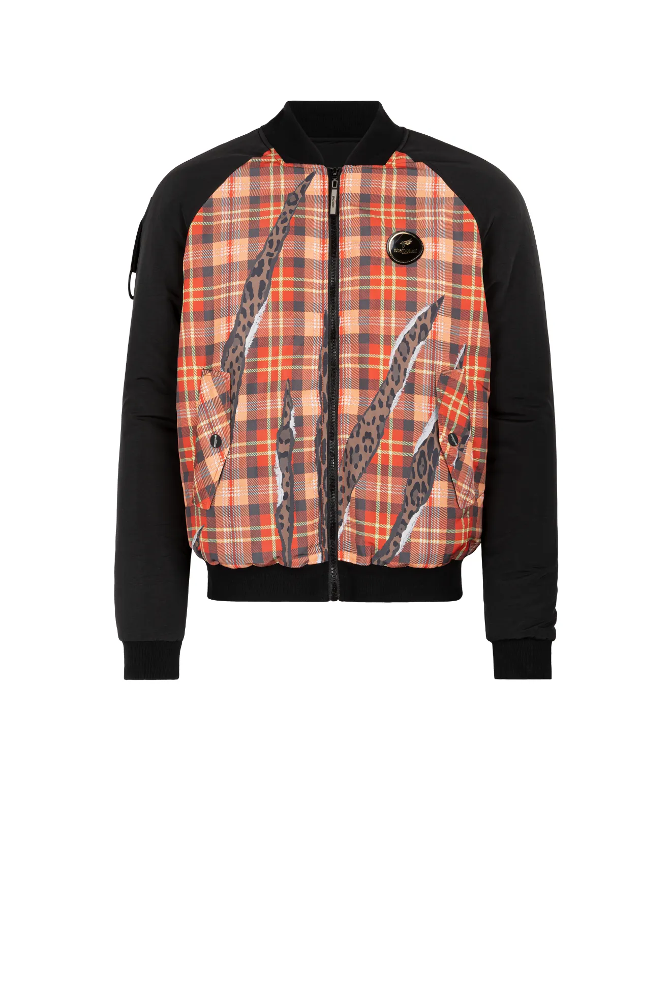 bomber jacket checkered