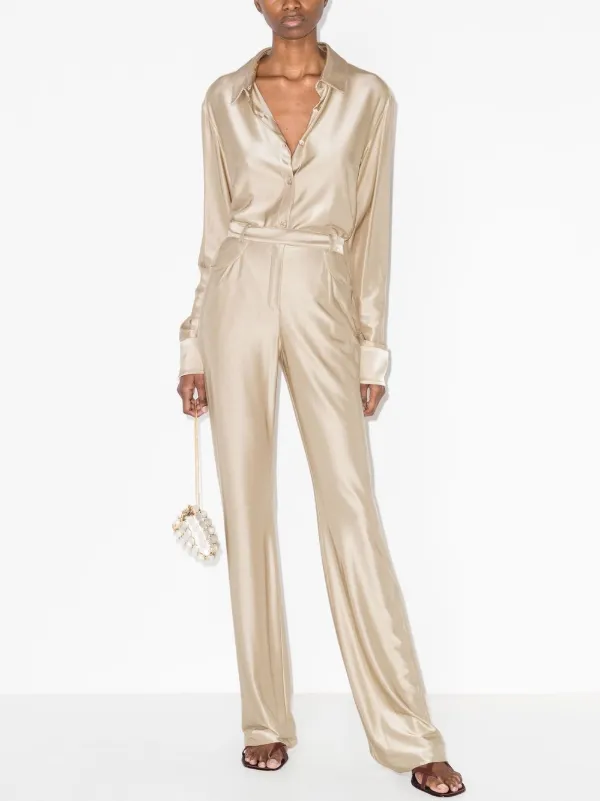 Alexandre Vauthier Flared Satin 