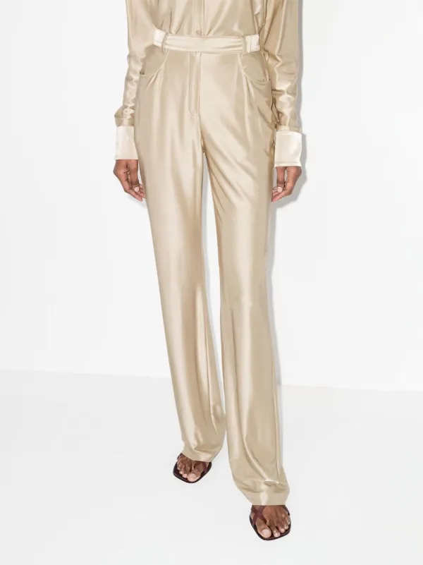 Alexandre Vauthier Flared Satin 