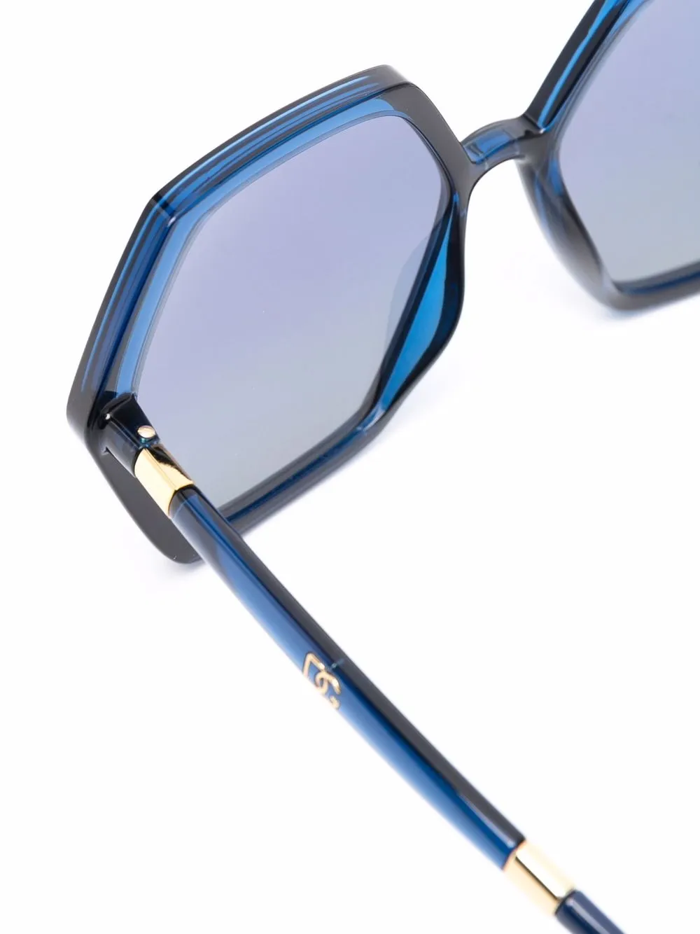 фото Dolce & gabbana eyewear солнцезащитные очки в геометричной оправе