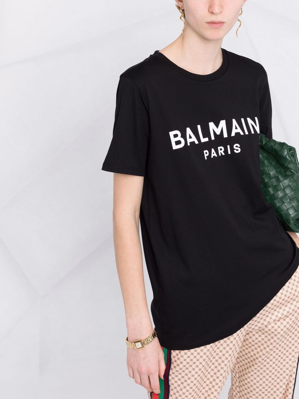 фото Balmain топ с логотипом