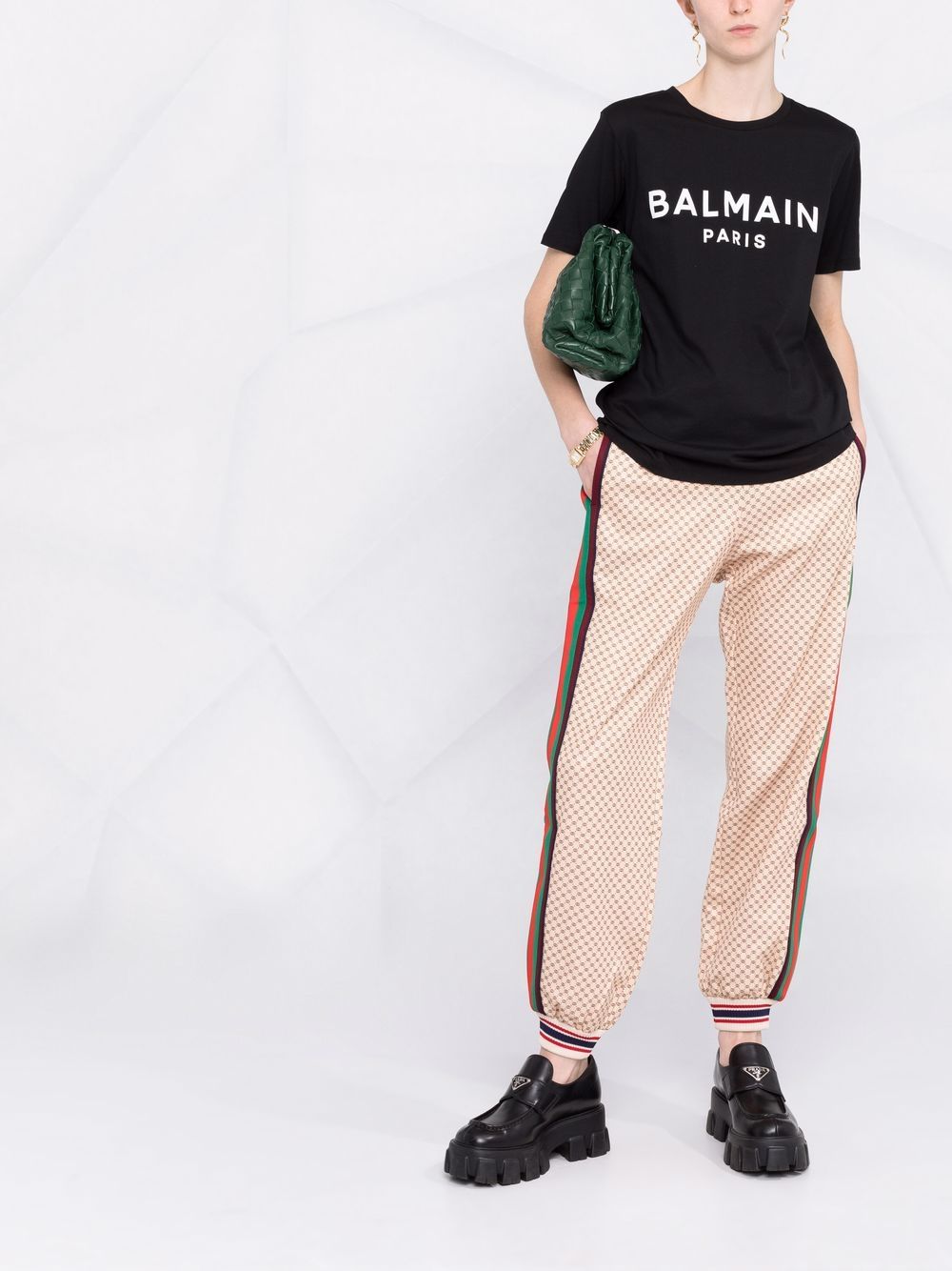 фото Balmain топ с логотипом