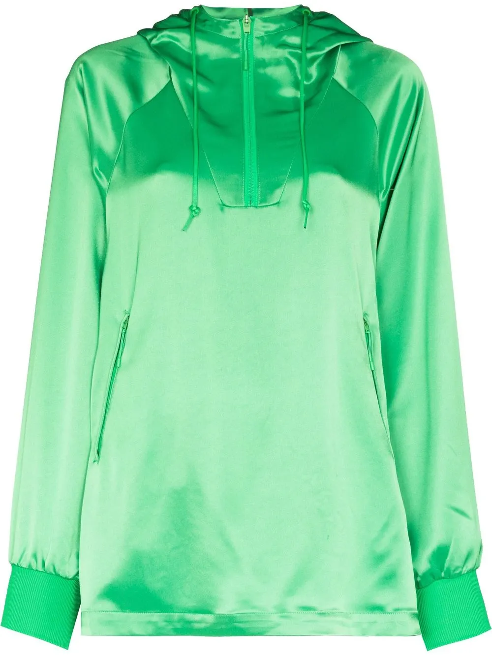 

Y-3 hoodie con cordones - Verde