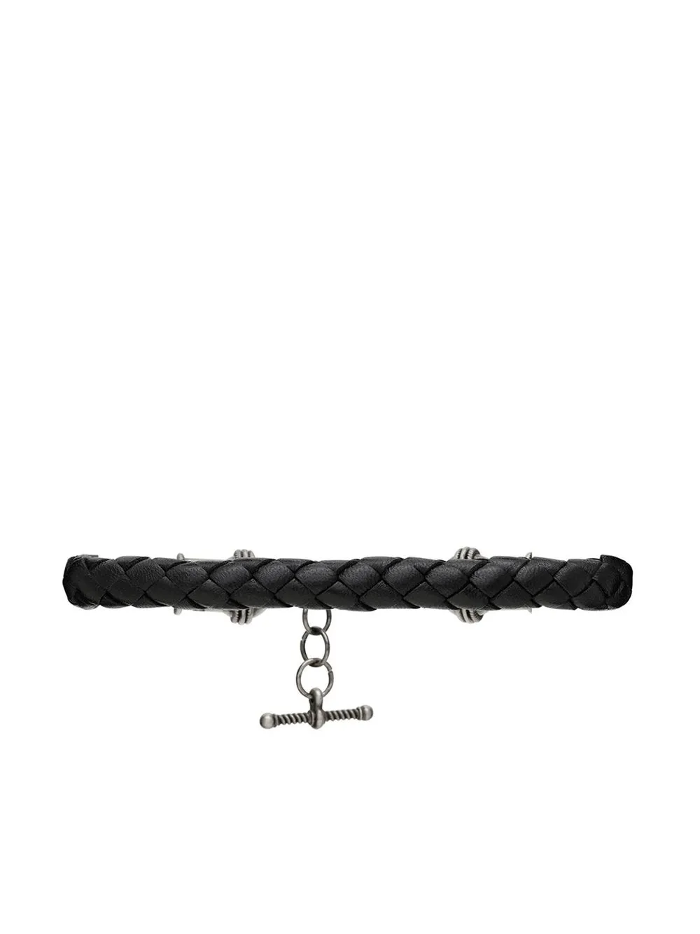 

Saint Laurent woven chain link bracelet - Black