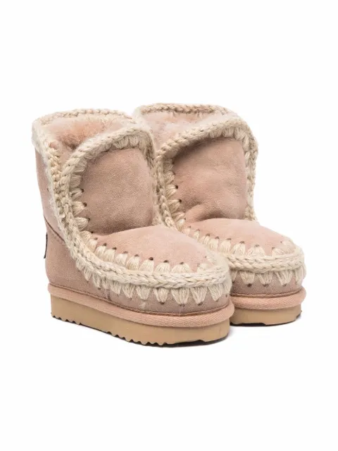 Mou Kids suede ankle boots