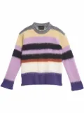 Marc Jacobs brushed striped jumper - Pink