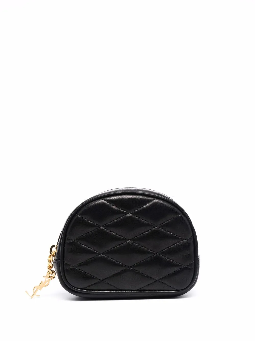 

Saint Laurent quilted lambskin purse - Black