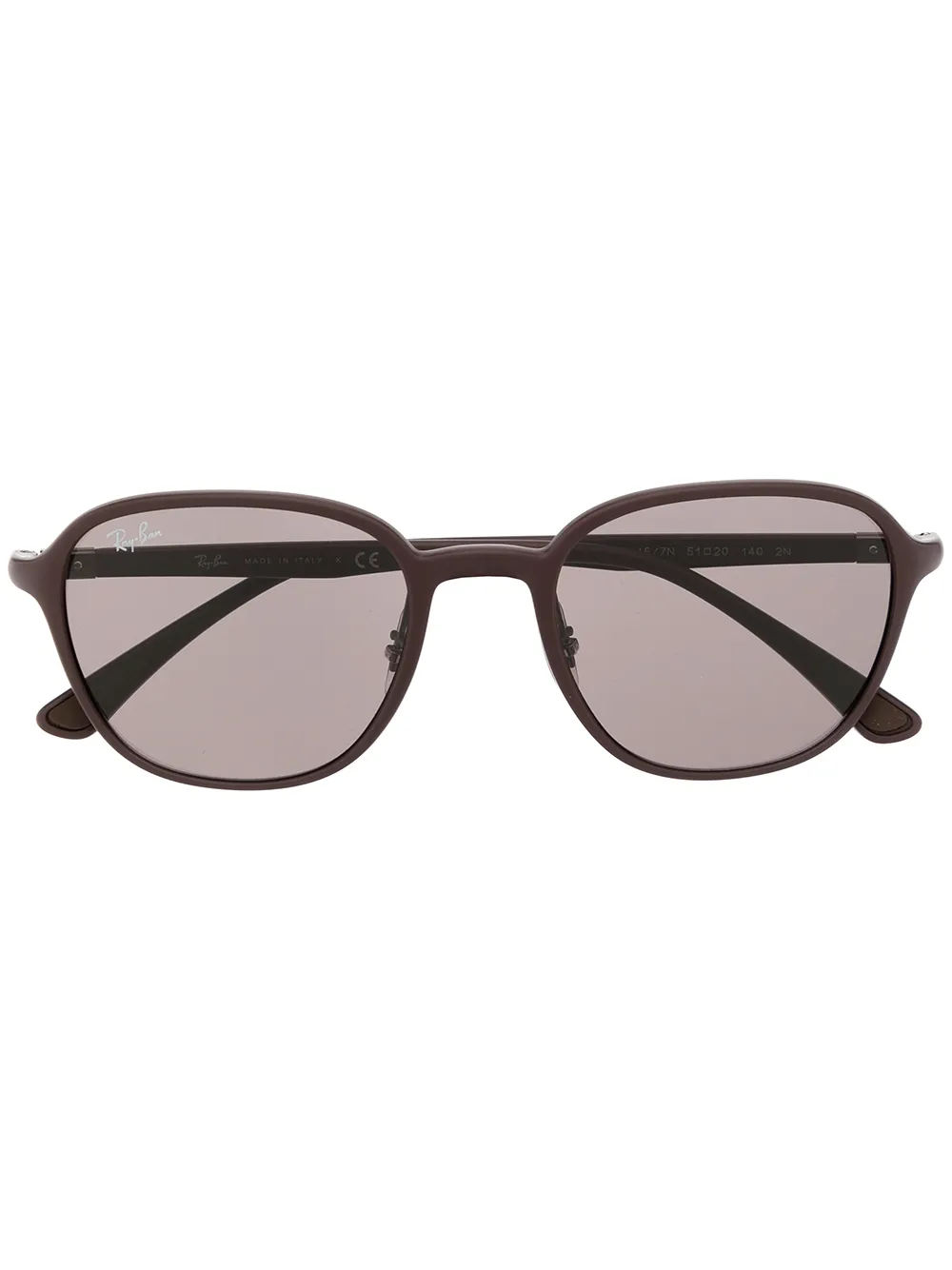 

Ray-Ban Chromance square-frame sunglasses - Brown