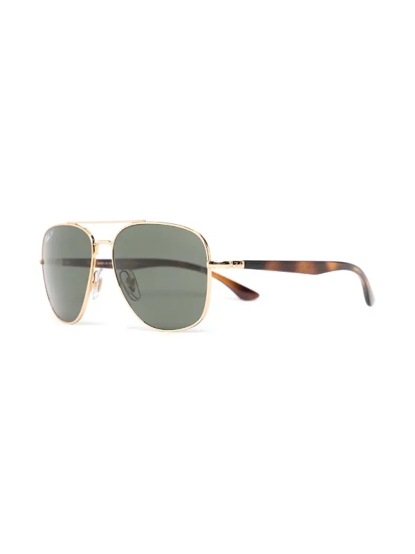 Ray-Ban 0RB3683 アビエーター サングラス | ブラック | FARFETCH JP