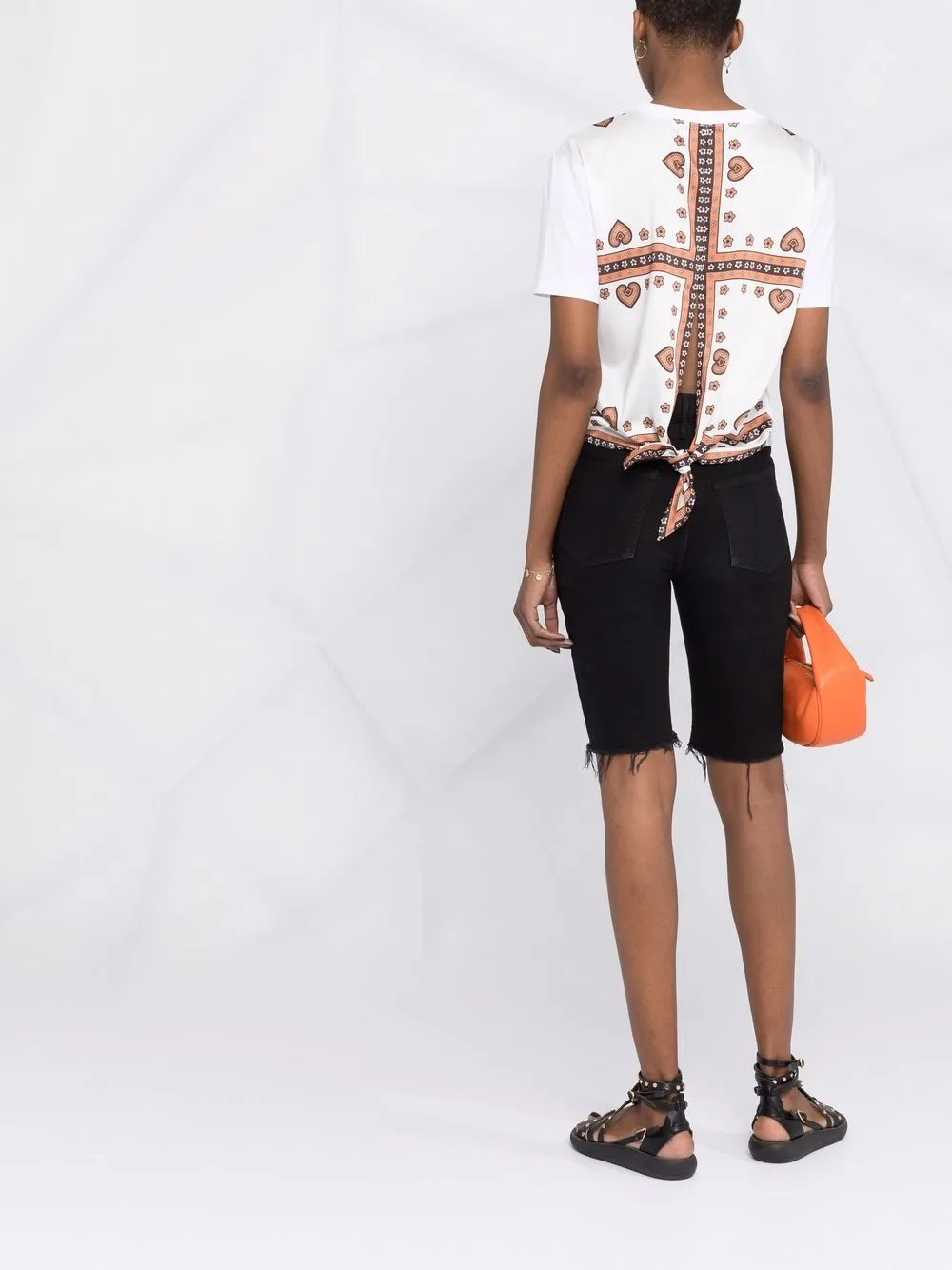 SANDRO paisley-print T-shirt - Farfetch