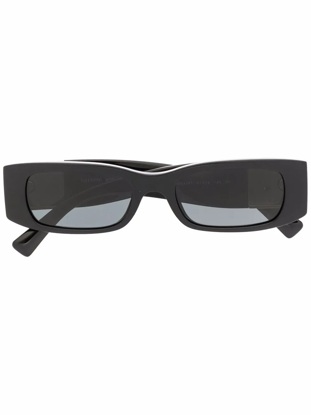 

Valentino Eyewear lentes de sol con armazón rectangular - Negro