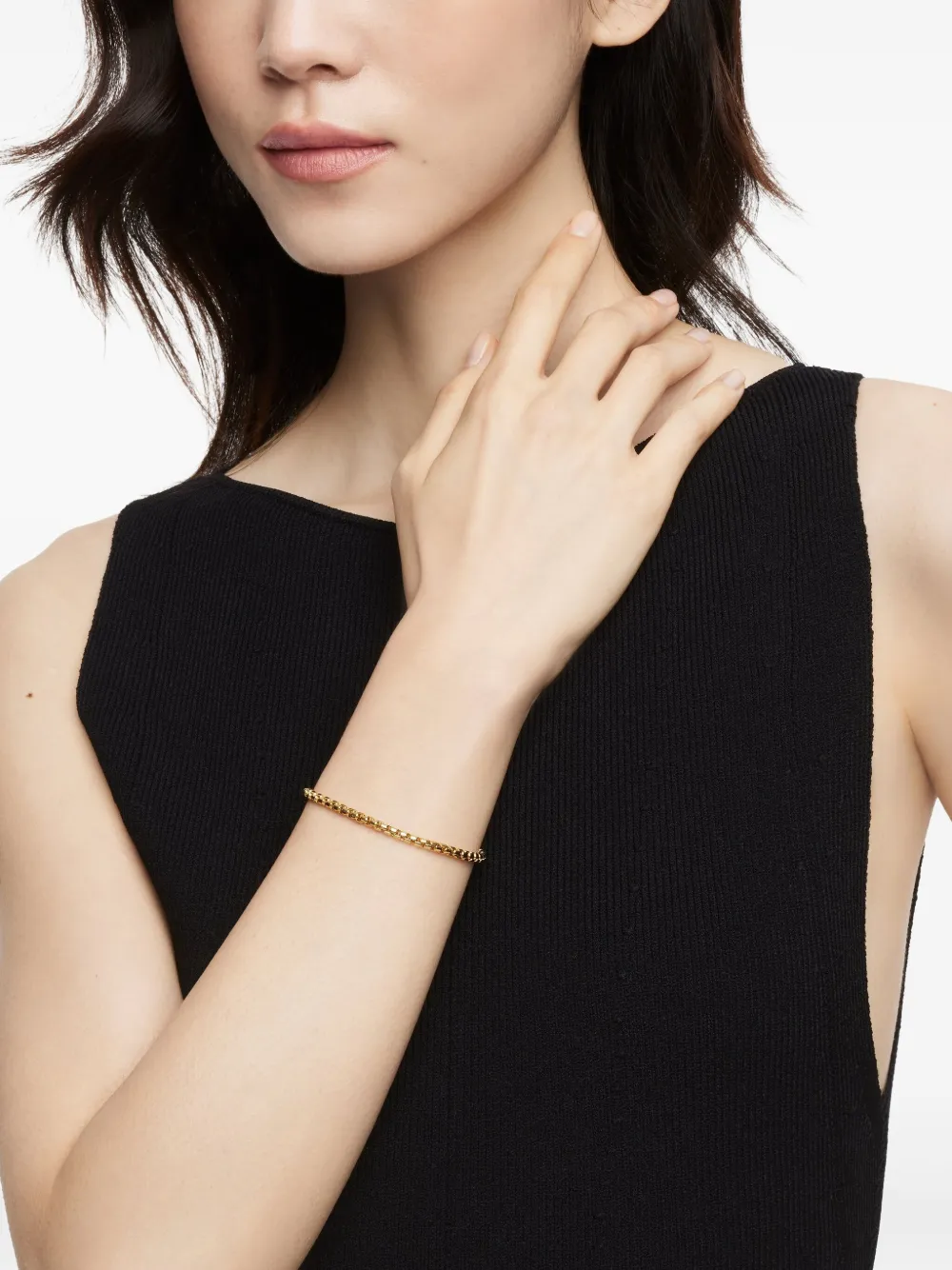 David Yurman 14K黄金 DY Bel Aire Color 盒子链式手链（4毫米） | Image 2