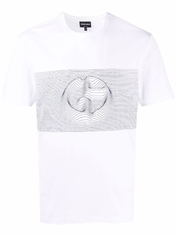 Giorgio Armani Logo Print T-shirt - Farfetch