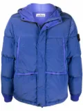 Stone Island Compass badge padded jacket - Blue