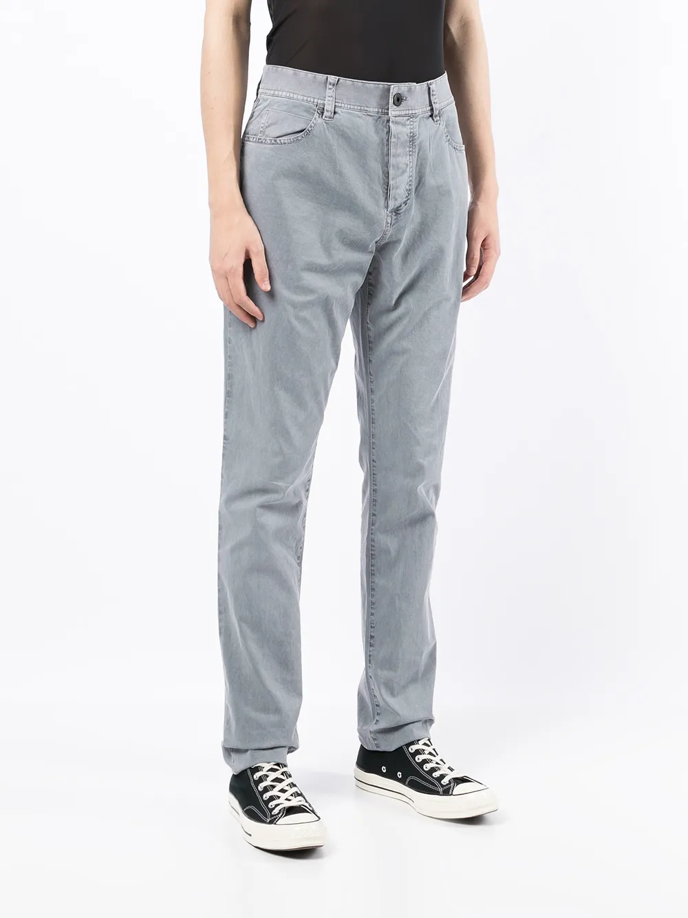 фото James perse прямые джинсы с завышенной талией