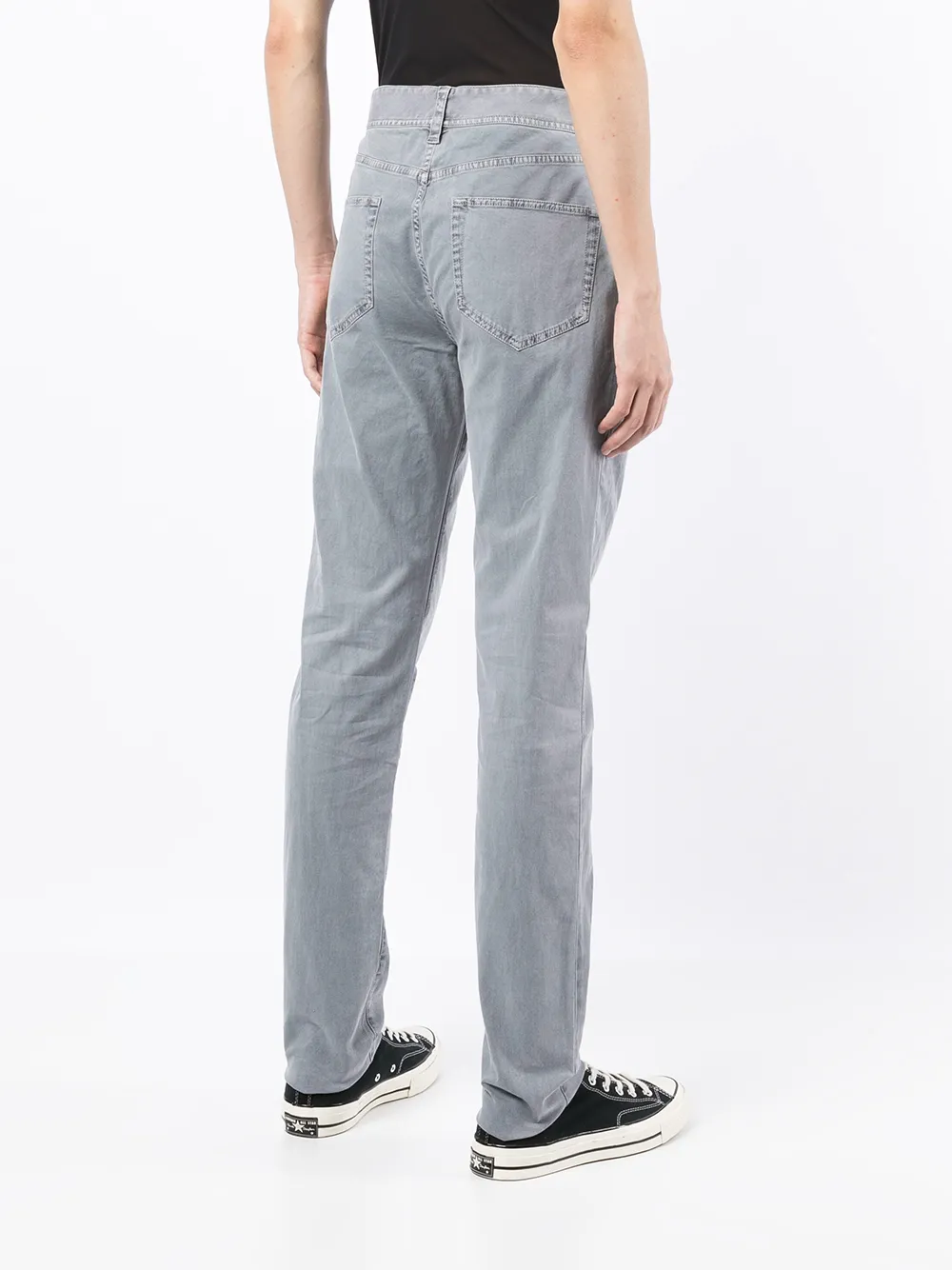 фото James perse прямые джинсы с завышенной талией