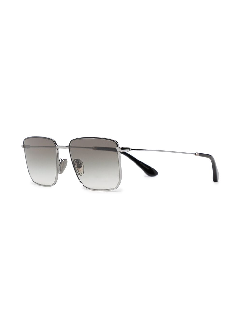 Prada Eyewear Zonnebril met rechthoekig montuur - Zilver