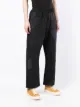 By Walid patchwork elasticated-waist straight-leg trousers