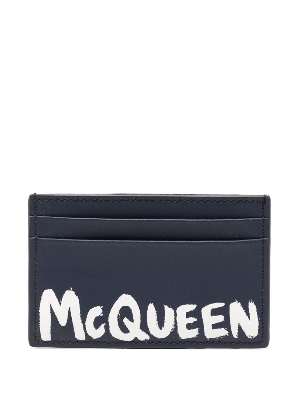 logo-print cardholder