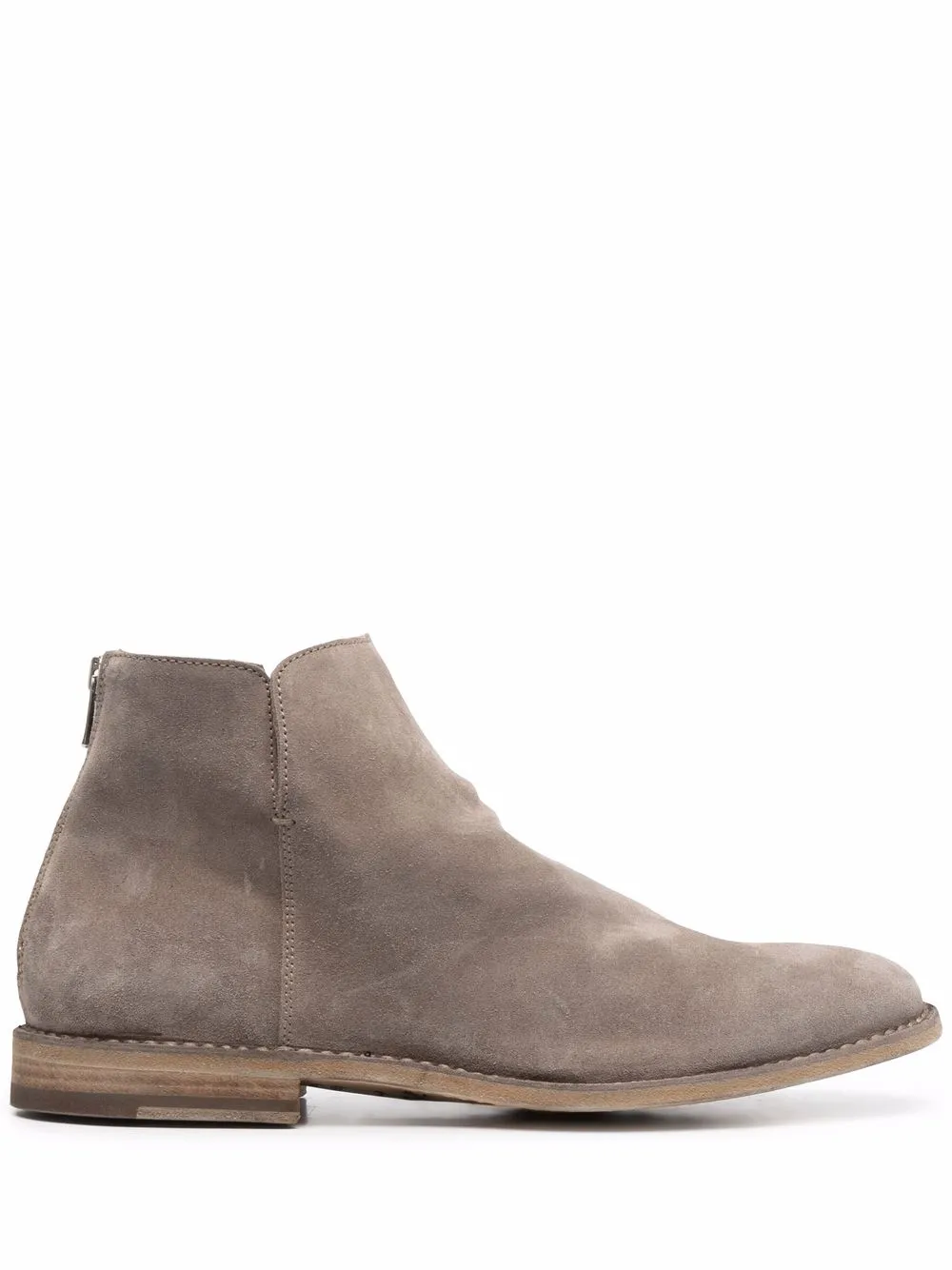 officine creative bottines en daim - tons neutres