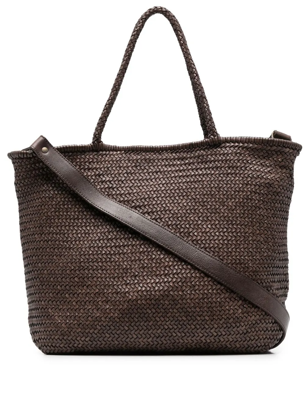 

Officine Creative Susan woven tote - Brown