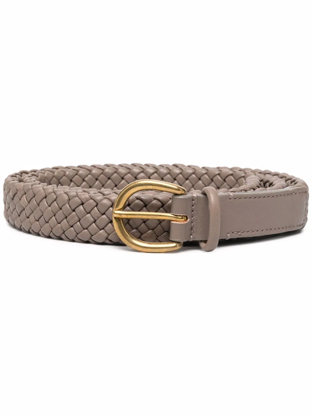 

Officine Creative woven leather belt - Neutrals