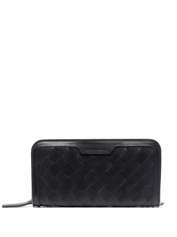 Officine Creative Berge zip-around Woven Wallet - Farfetch